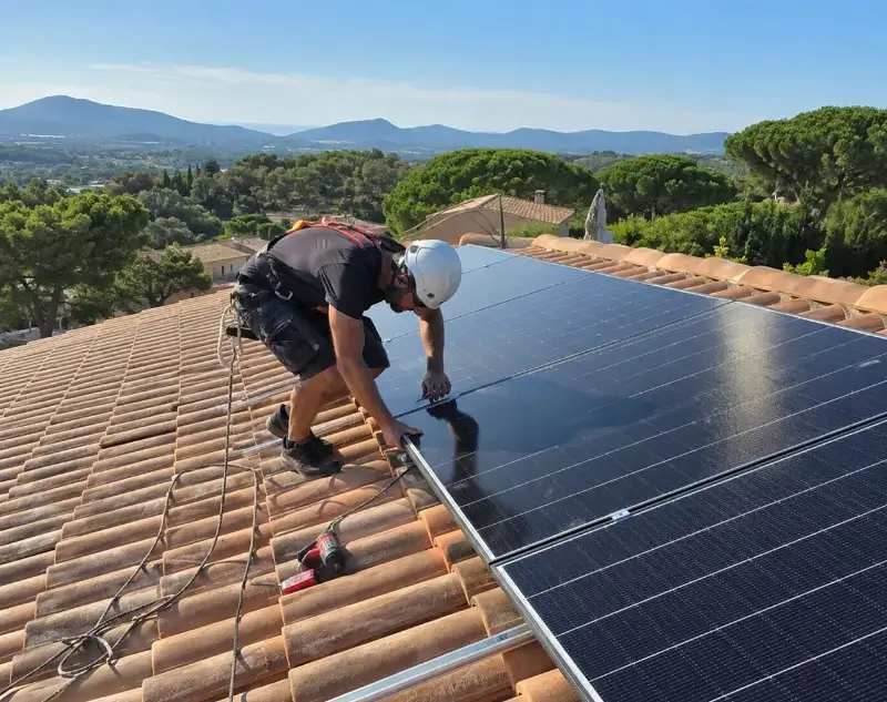 Installateur panneaux solaires Feyzin — pose photovoltaïque sur toiture