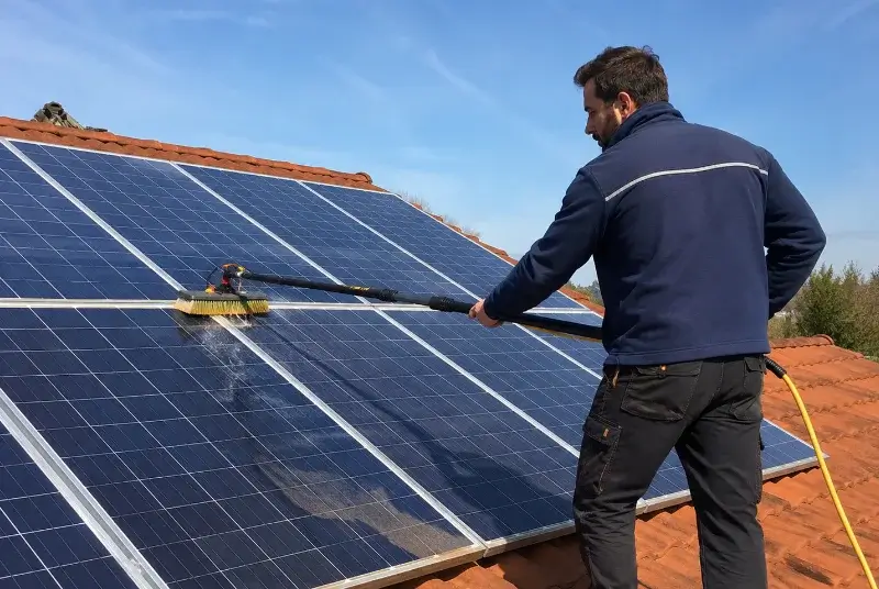 Nettoyage et entretien de panneaux solaires à Feyzin