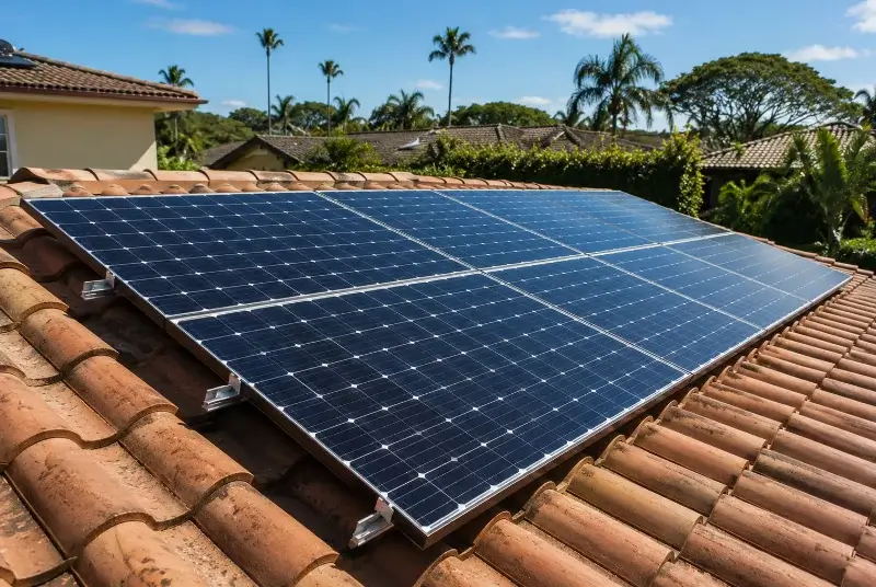 Installation de panneaux solaires à Feyzin